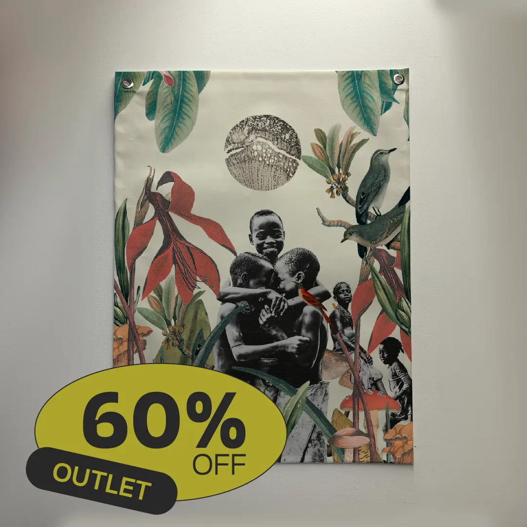 Bandeira em lona Jardim