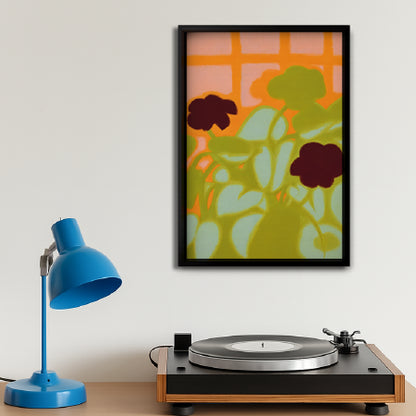 Quadro A3 Jardim no Quintal