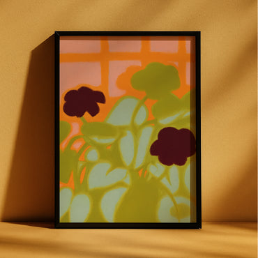 Quadro A3 Jardim no Quintal