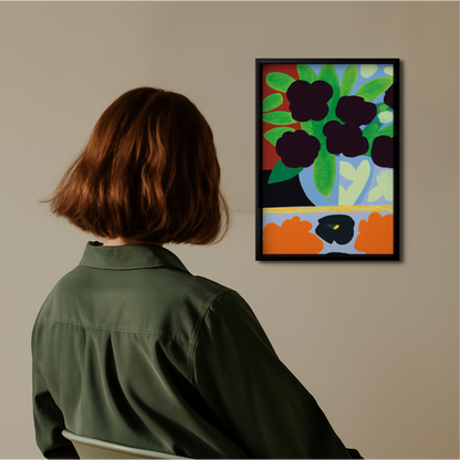 Quadro A3 Jardim na Varanda