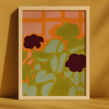 Quadro A3 Jardim no Quintal