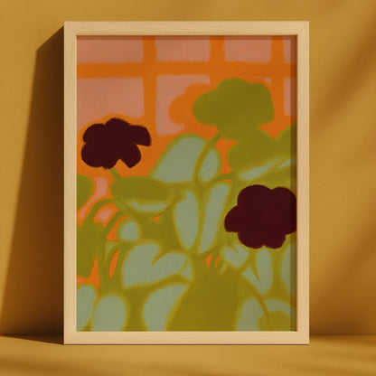 Quadro A3 Jardim no Quintal