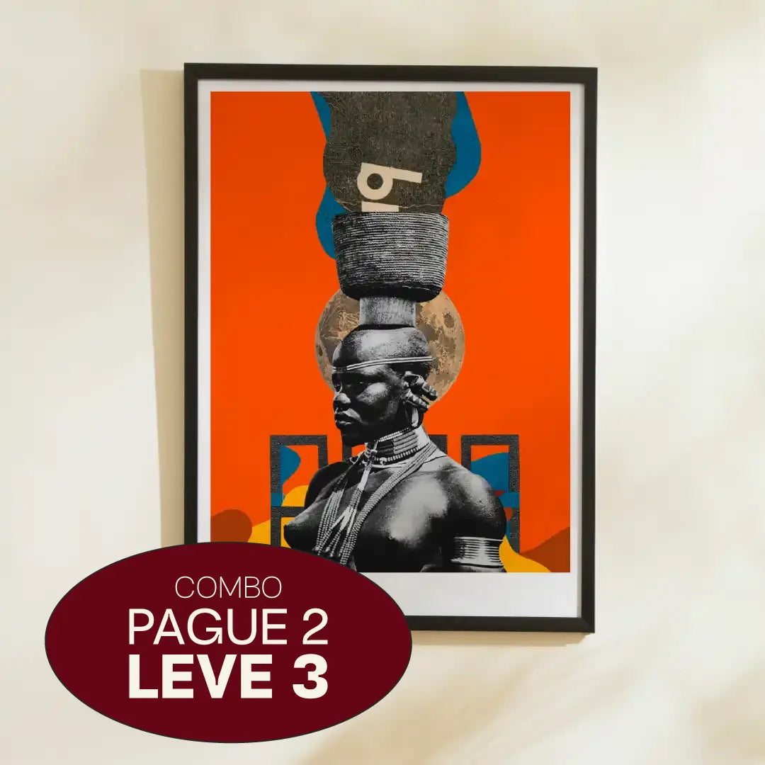 Quadro A3 Kenya Woman