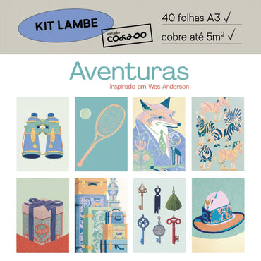 Kit Lambe-lambe Aventuras