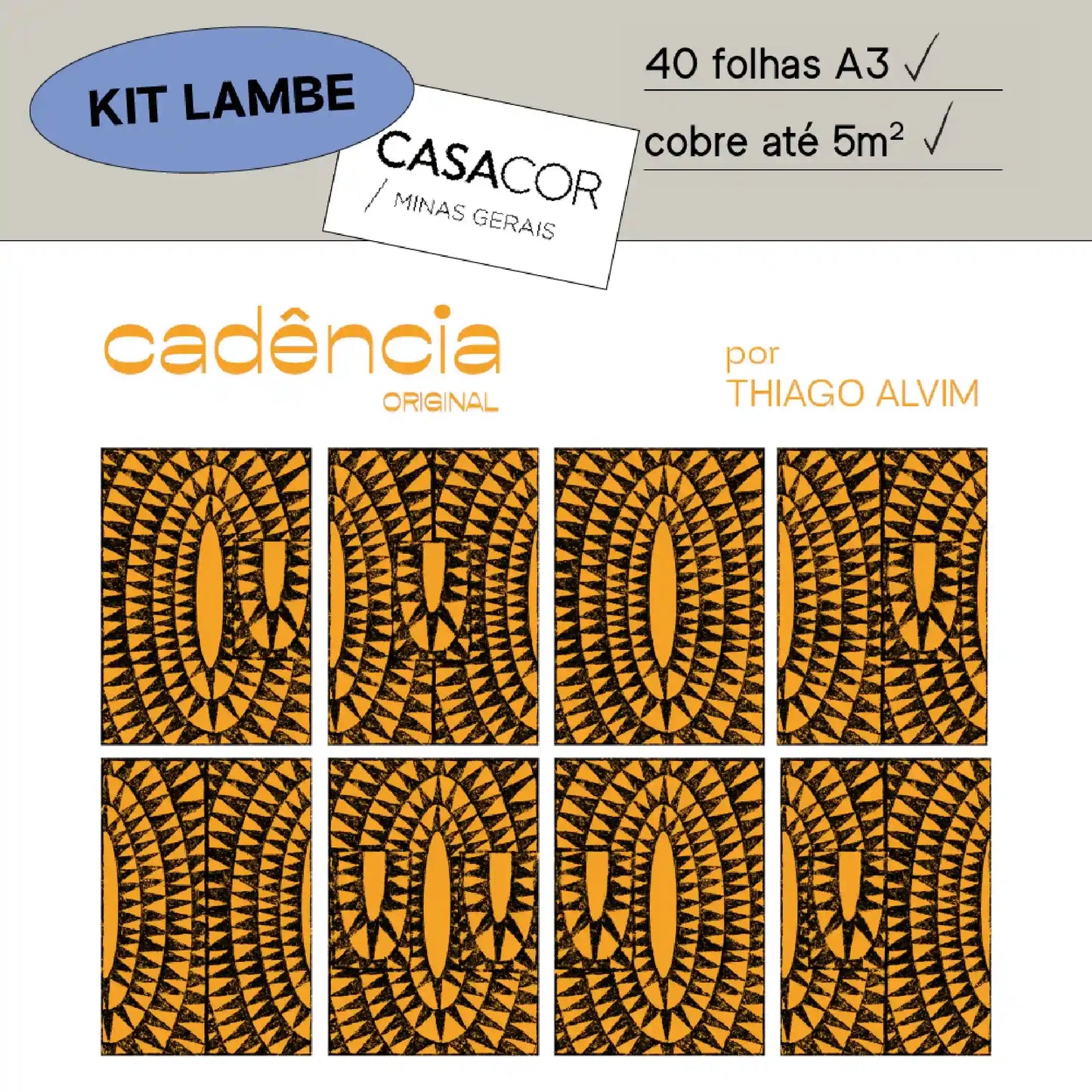 Kit Lambe-lambe Cadência Original