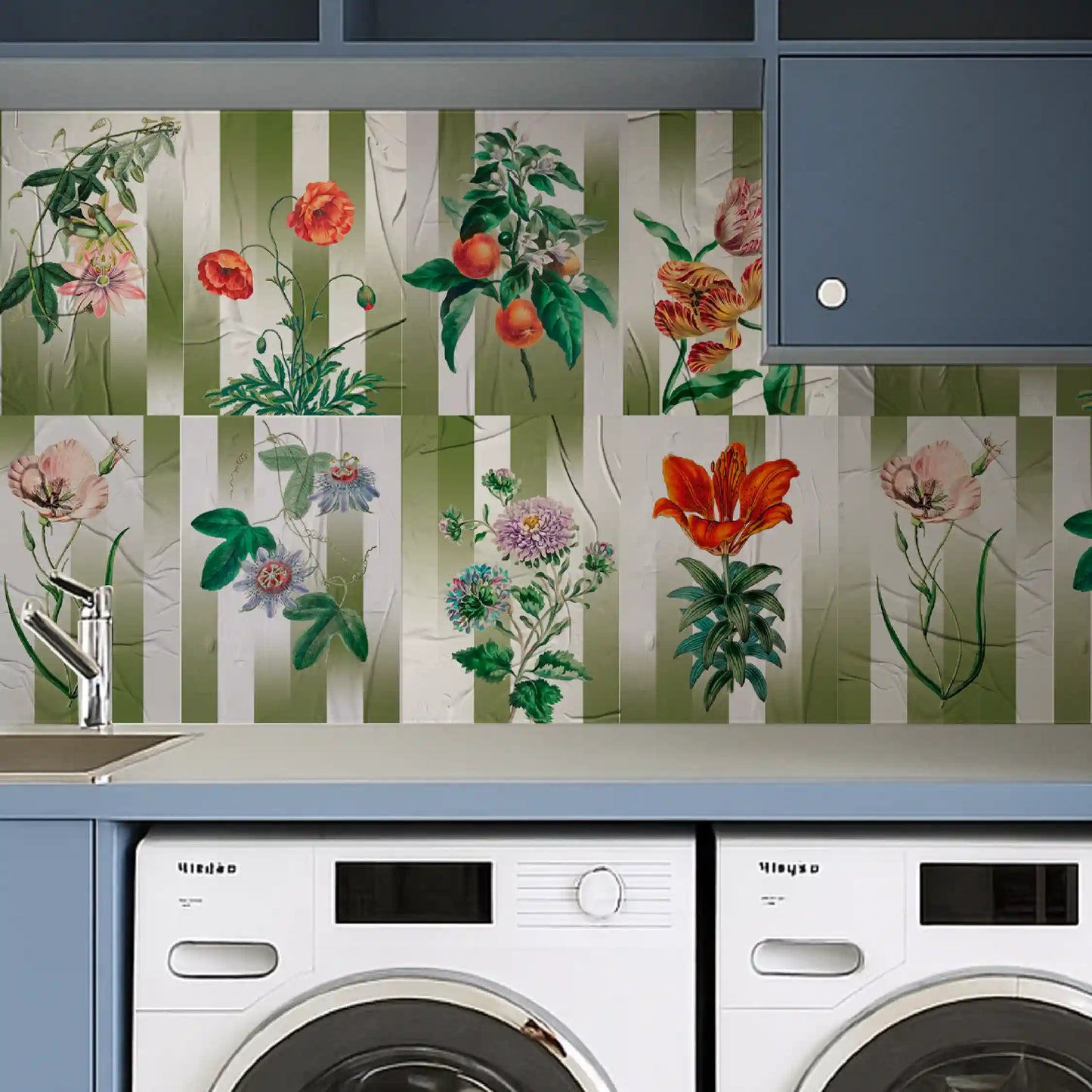 Kit Lambe-lambe Folhagens Verde