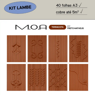 Kit Lambe-lambe M.O.A. Terracota