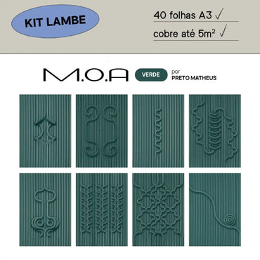 Kit Lambe-lambe M.O.A. Verde