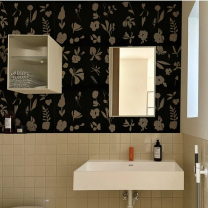 Kit Lambe-lambe Nanquim Preto e Creme
