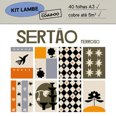 Kit Lambe-lambe Sertão Sertão Terroso