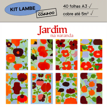 Kit Lambe-lambe Jardim na Varanda