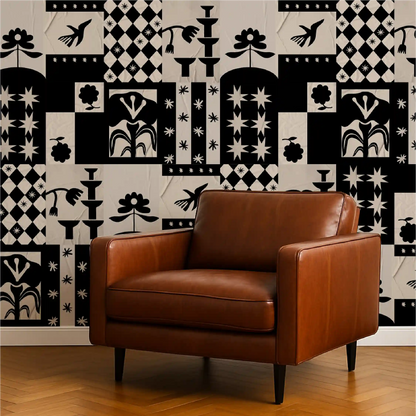 Kit Lambe-lambe Sertão Preto e Creme