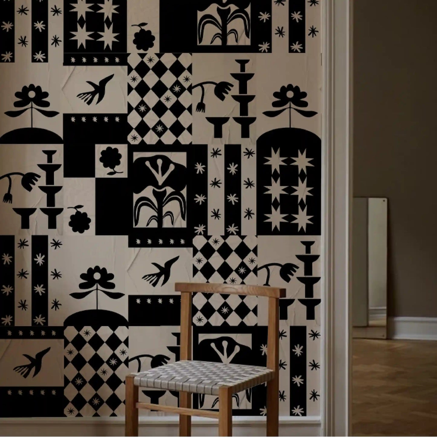 Kit Lambe-lambe Sertão Preto e Creme