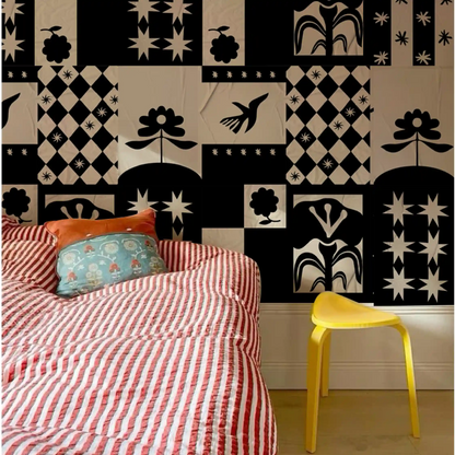 Kit Lambe-lambe Sertão Preto e Creme