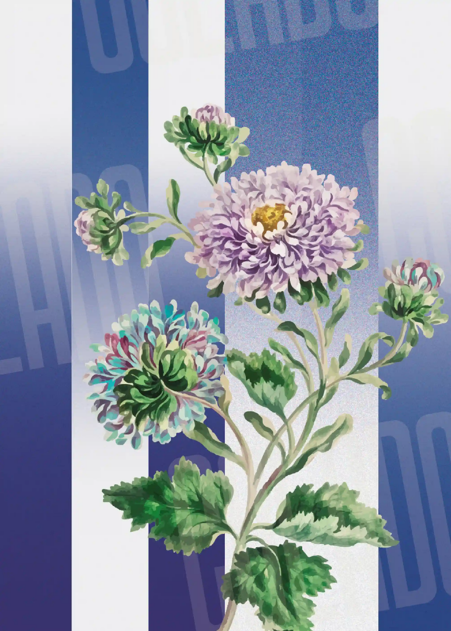 Kit Lambe-lambe Folhagens Hortência