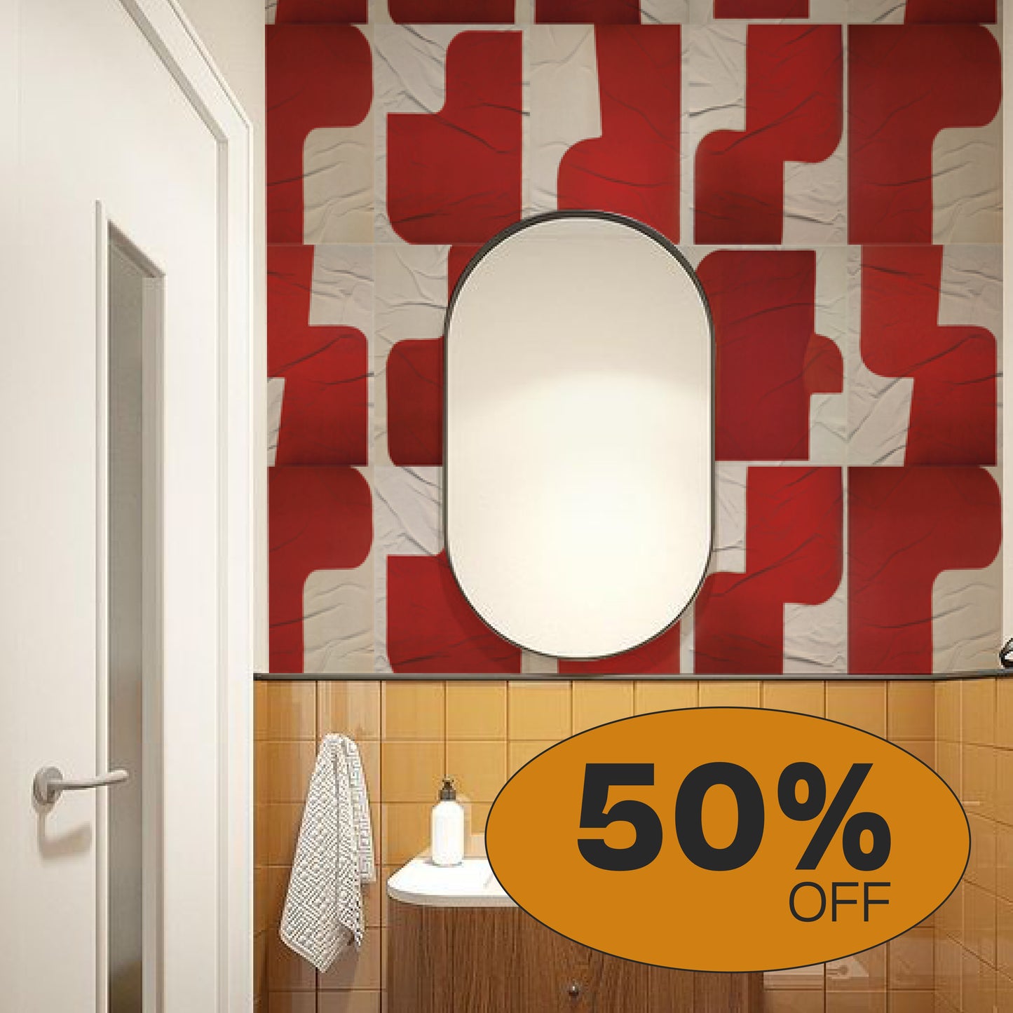 Kit Lambe-lambe Matriz vermelho