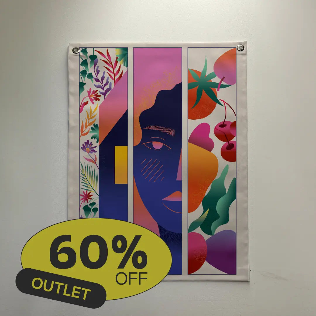 Bandeira em lona Travessia