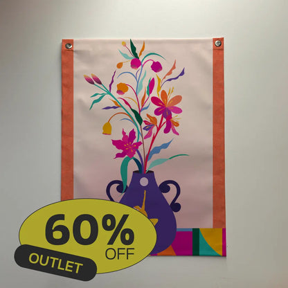 Bandeira em lona Vaso Sonhos