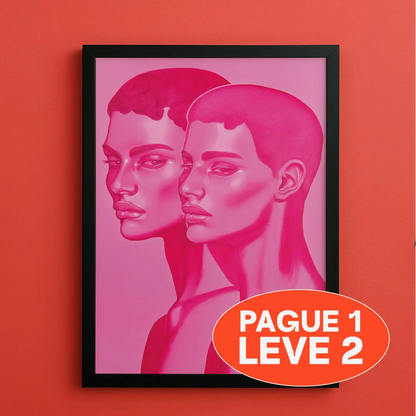 Quadro A3 Alma Gêmea