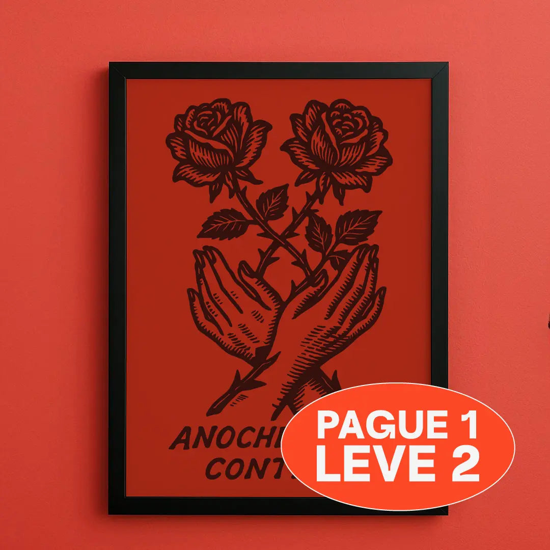 Quadro A3 Anoche soñé contigo Vibrante