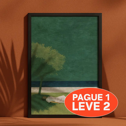 Quadro A3 Descanso na Sombra