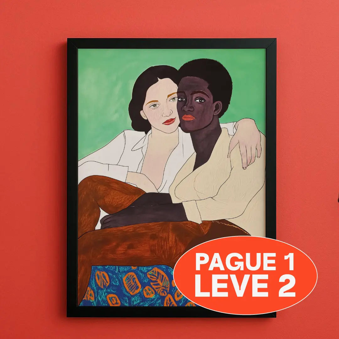 Quadro A3 Dois é o Número Mágico