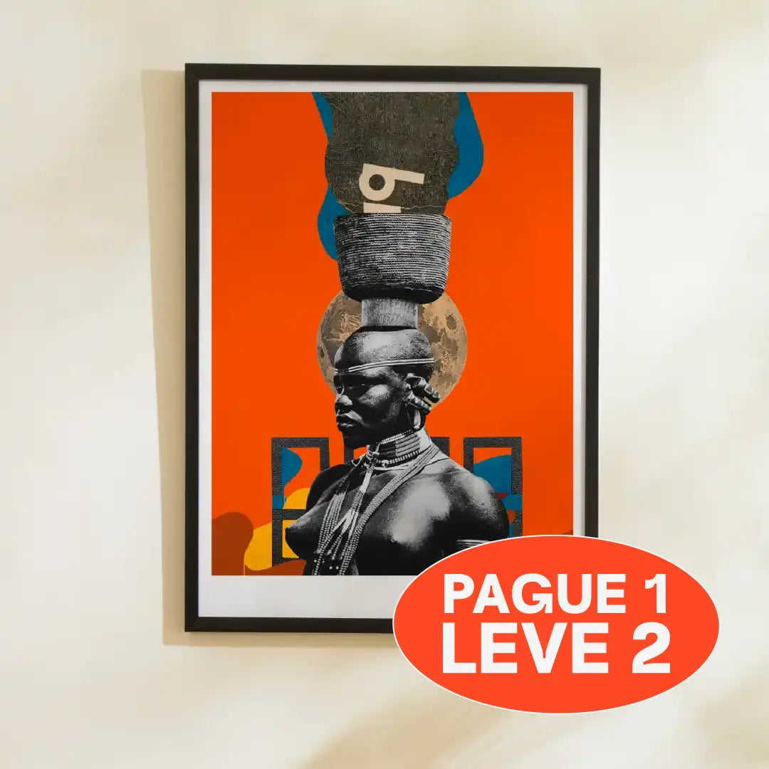 Quadro A3 Kenya Woman