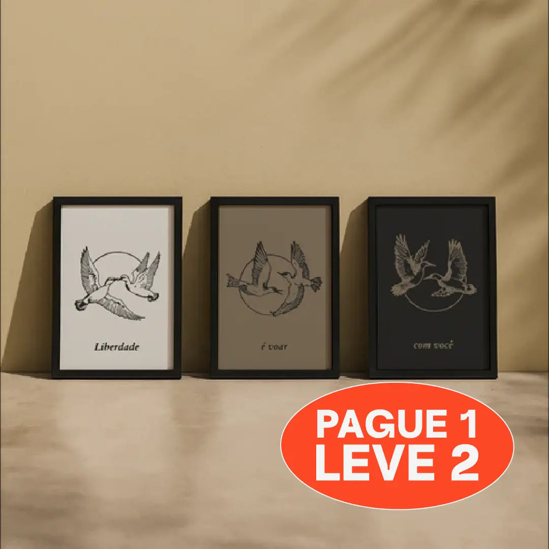 Composição A5 Liberdade é Voar com Você