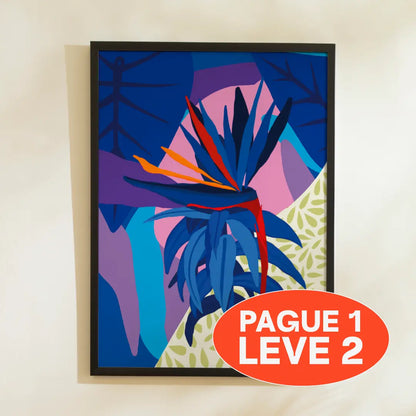 Quadro A3 Paraíso noite