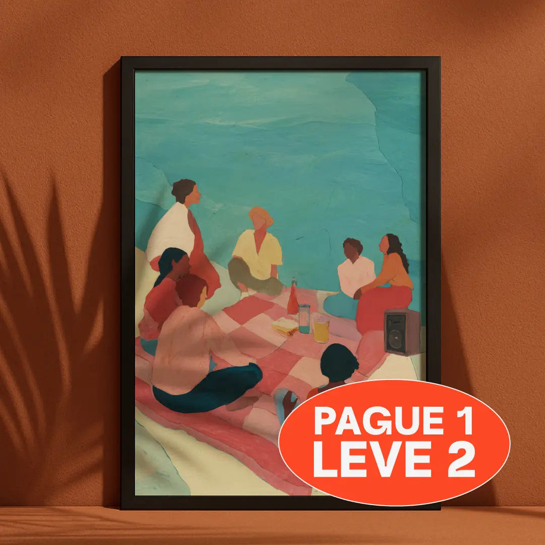 Quadro A3 Rolê Tranquilo