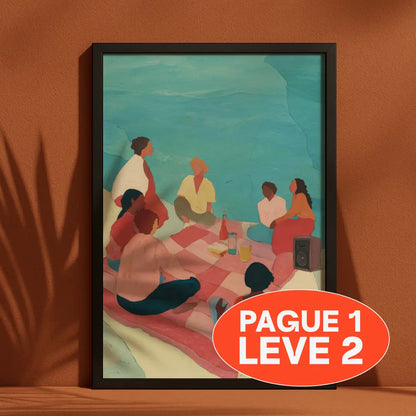 Quadro A3 Rolê Tranquilo