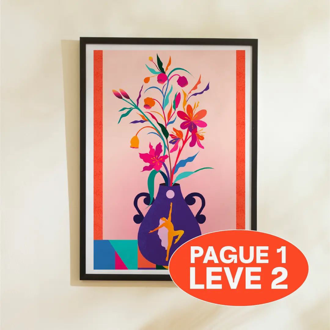 Quadro A3 Vaso Sonhos