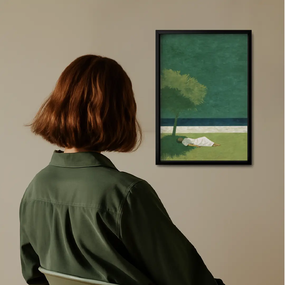 Quadro A3 Descanso na Sombra