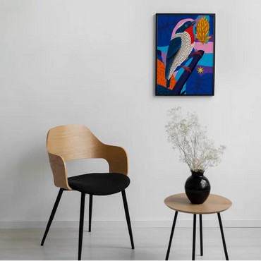 Quadro A3 Passarinho noite