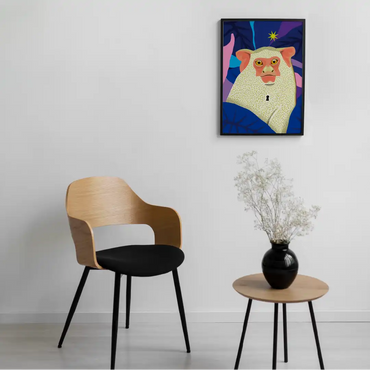 Quadro A3 Alma Branca noite