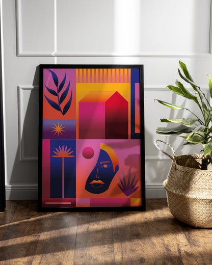 Quadro A3 Morada