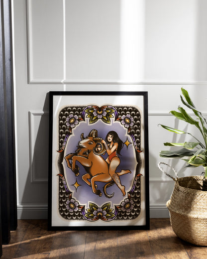 Quadro A3 Coração e Ação