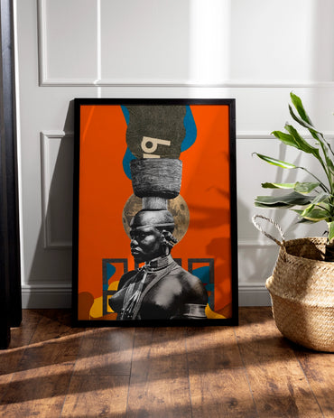 Quadro A3 Kenya Woman