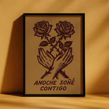 Quadro A3 Anoche soñé contigo Suave