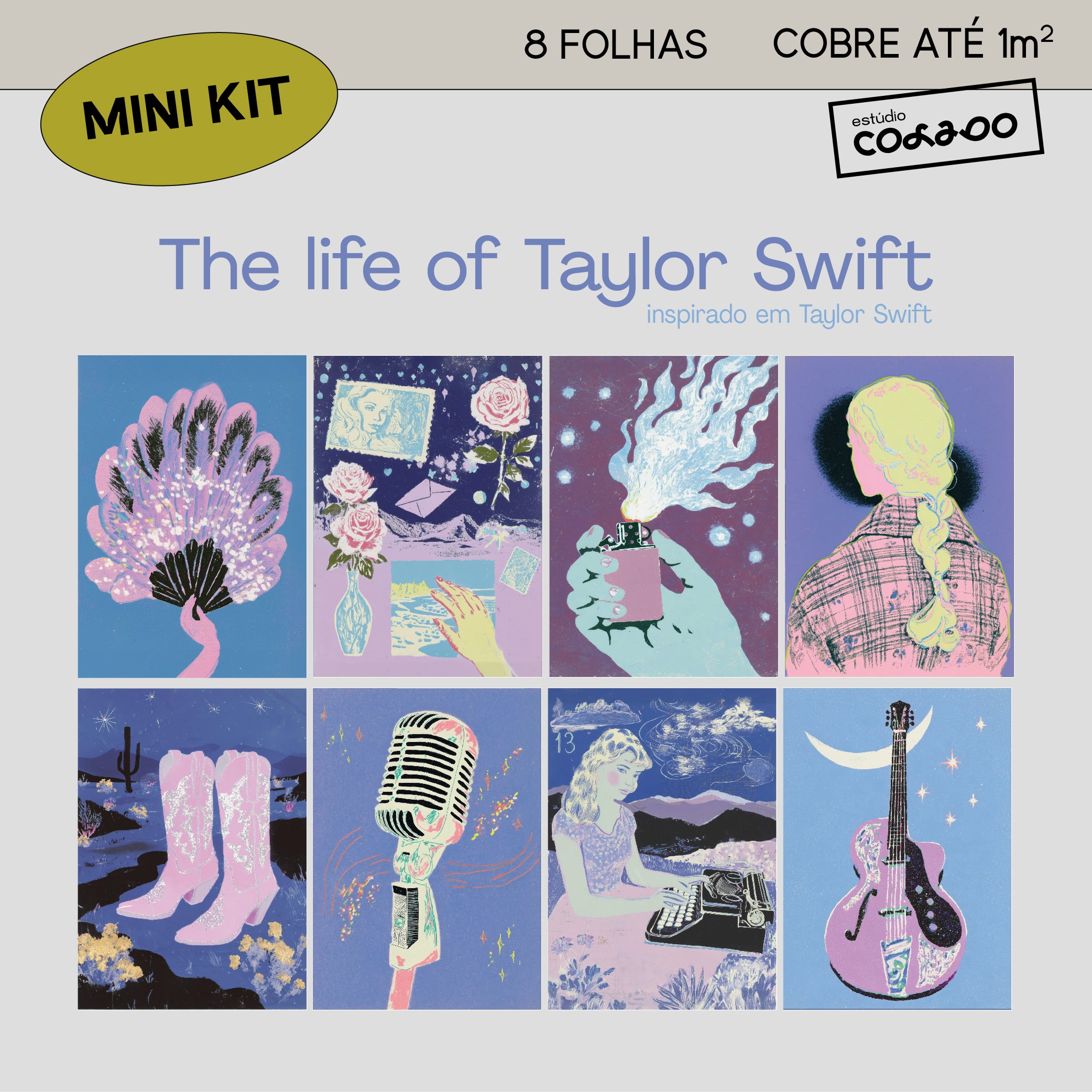 Mini Kit Lambe-lambe The Life of Taylor Swift – Colado