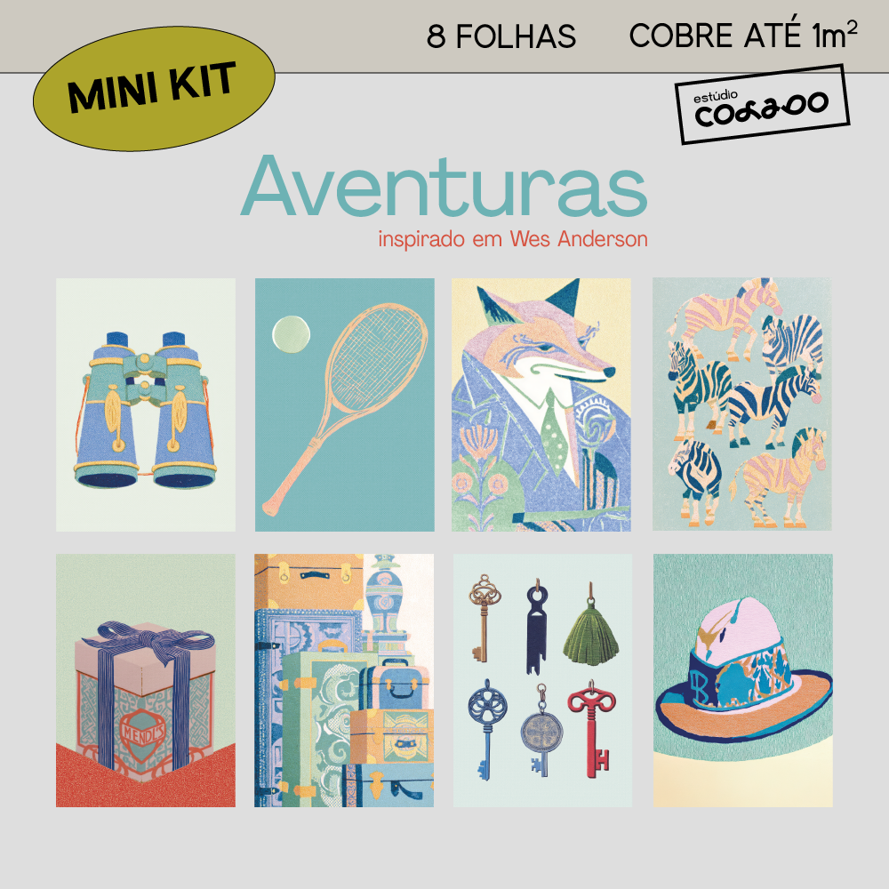 Mini Kit Lambe-lambe Aventuras