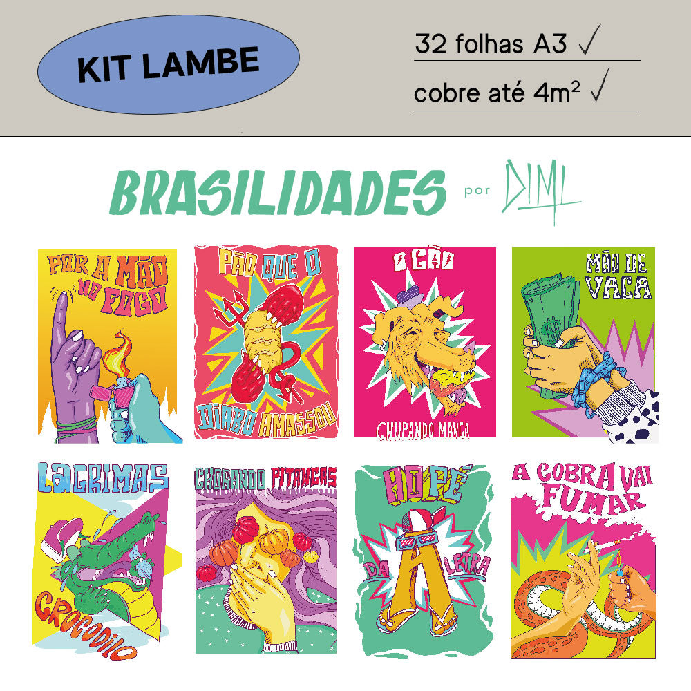 Kit Lambe Brasilidades