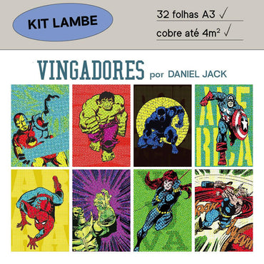 Kit Lambe Vingadores