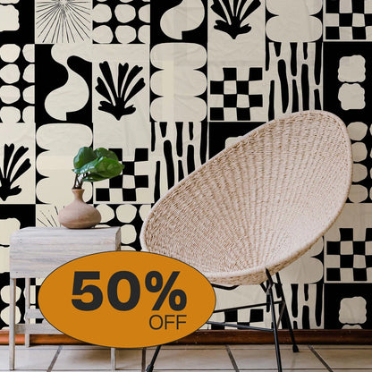 Kit Lambe-lambe Fun Preto e Creme