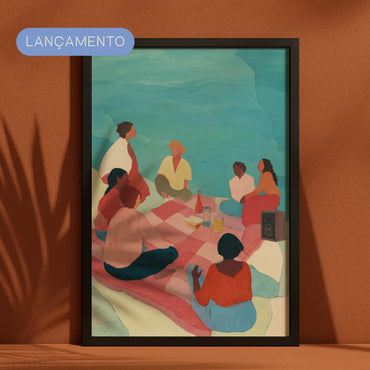 Quadro A3 Rolê Tranquilo