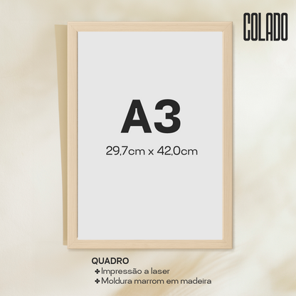 Quadro A3 Dois é o Número Mágico