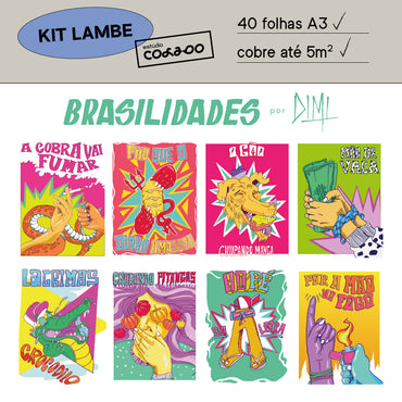 Kit Lambe-lambe Brasilidades