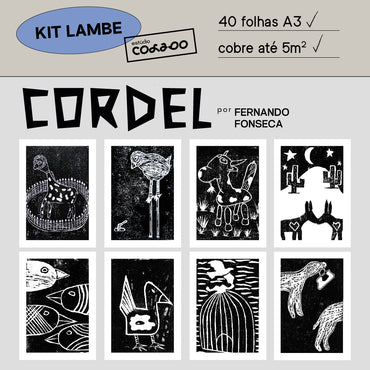 Kit Lambe-lambe Cordel