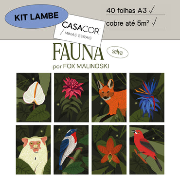 Kit Lambe-lambe Fauna Selva