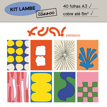 Kit Lambe-lambe Fun Vibrante